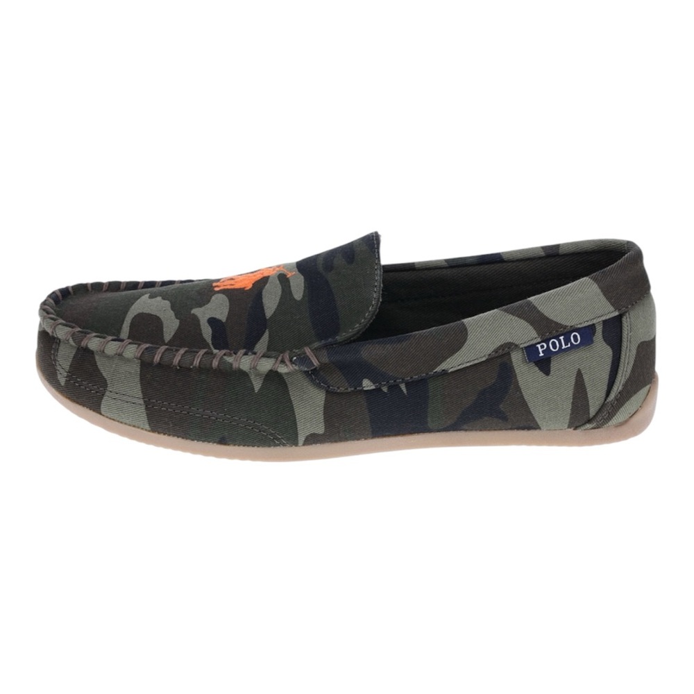 Polo by Ralph Lauren Men's Green Camouflage Slip-Ons - Picture 3 of 7